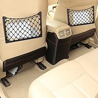 2 Stück Auto Aufbewahrungsnetz Mit Schraube Organizer Netze 31 x 21 cm – Ansicht 3