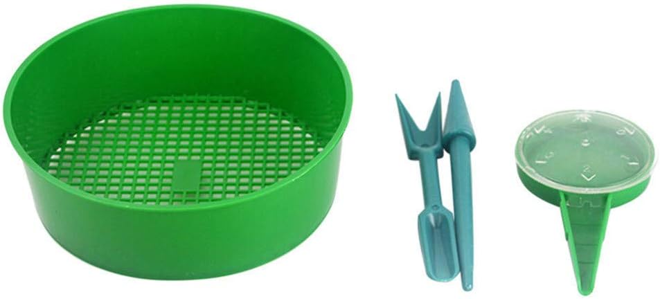 euwanyu Garden Plant Seed Dispenser Sower Planter Sieve Spreader Tool Starter Seeder Gardening Plant Planting Tools Set Garden Planter Tool Accessories