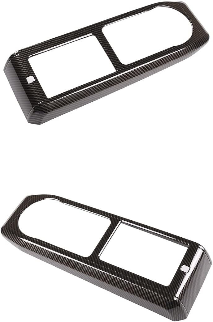 Gear Shift Panel Trim Cover Compatible with Toyota Tacoma 2016-2023, Center Console Gear Shift Panel Frame Protective Cover Trim Accessories(Gear-Carbon Fiber Pattern)