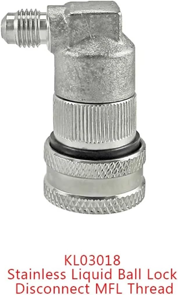Gas/Liquid Stainless Ball Lock Disconnect MFL Gas/Liquid Ball Lock Disconnect Barb Home Beer Brew(KL02981-Gas)