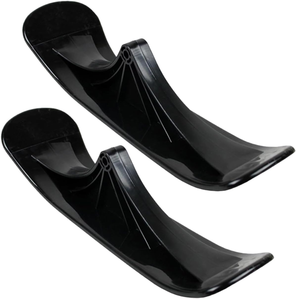 Kids Snow Scooter Sled 1 Pair PE Winter Outdoor Snowboard