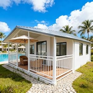 Expandable Prefab Tiny Home 20ft 40ft Mobile Modular House 2/3/4 Bedrooms Portable Tiny Houses to Live in for Adult Easy Install Backyard Office