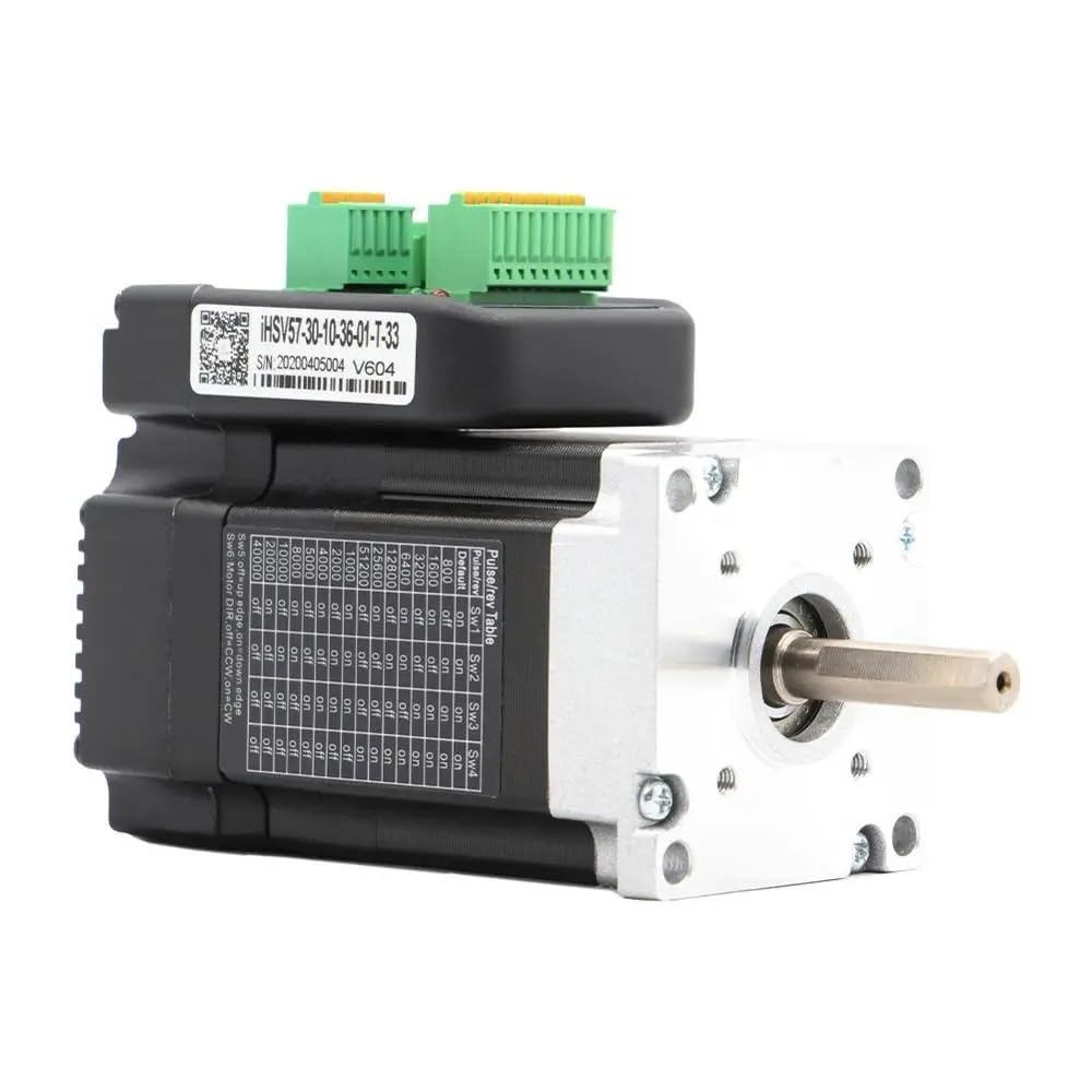 Zintegrowany serwomotor Nema23 100 W 3000 obr./min z napędem 0,29 Nm 41 uncji 36 V DC 6, A 57 x 76 mm