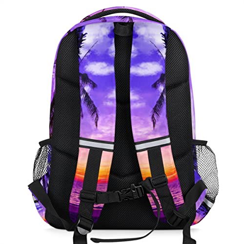 Omfuns Beach Ocean School Backpack For Girl Boy Teen Summer Holiday Student Bookbag For Elementary Primary Junior School Bags College Travel Daypack Laptop Backpack For Men Women #TOP2