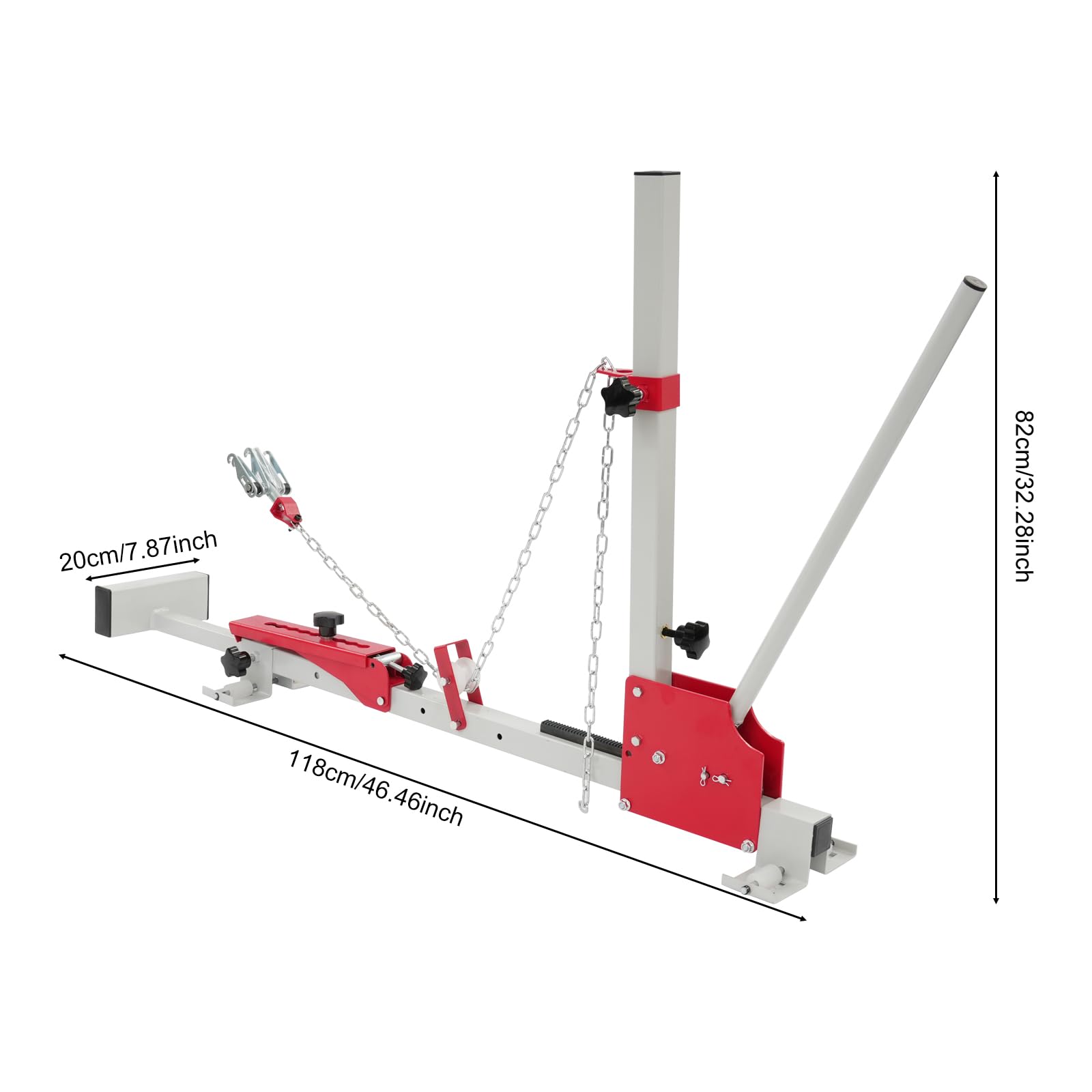 Estrattore di ammaccature per auto, 270 kg, forte forza di trazione per carrozzeria, ponte di trazione per porte/passaruota