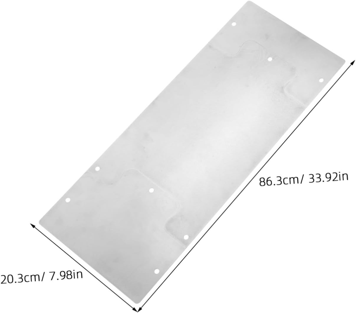 NOLITOY Heavy-Duty Stainless Steel Kick Plate for Interior and Exterior Doors Anti-Scratch Metal Door Protection Panel Xin Easy Installation