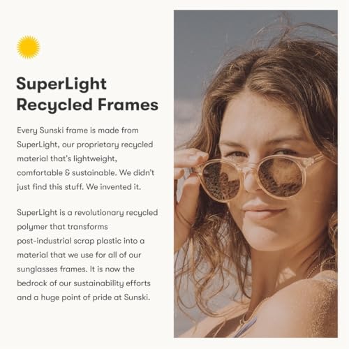 Dipsea - Polarized Recycled Sunglasses (Champagne, Brown)2