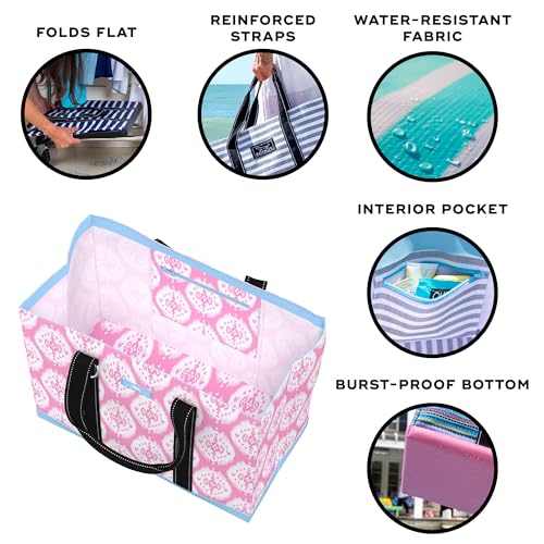 Image of SCOUT Original Deano Tote - Durable Lightweight Open Top Beach, Pool & Lake Bag, Inside Zip Pocket, Folds Flat