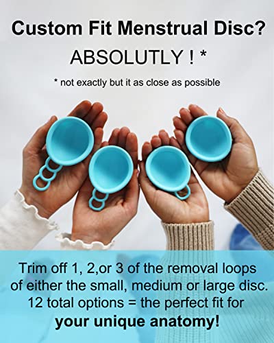 Image of Menstrual Disc (Blue, 1 Small Period Disc)