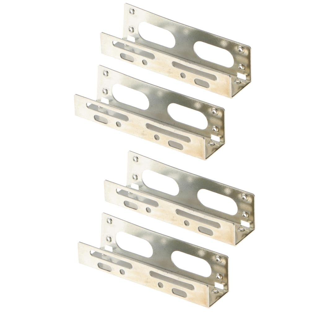 2piece 3.5" to 5.25" ssd hdd mounting adapter kit bracket hard drive holder|computers/tablets & networking|drives, storage & blank media|drive enclosures & docks