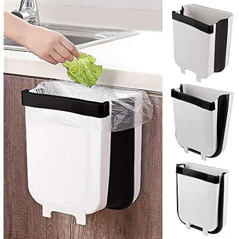 MaoXinTek Cubos de Basura Plegable Colgando 9L Cover