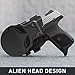 Alien Gear OWB Holster - Custom Molded Paddle Holster - Left Hand - Adjustable Cant and Retention Comfort - Seamless Integration with Shapeshift Line for Versatile Carry Options - Black