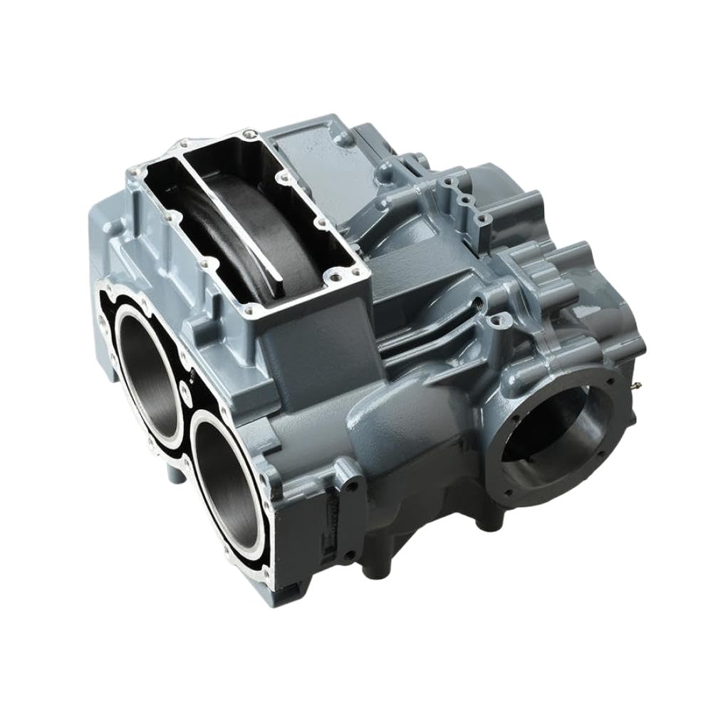 Conjunto de cárter y cilindro para motor fueraborda 2T E40X 40CV compatible con HDX 66T-15100 66T-15100-00 66T-15100-02-1S