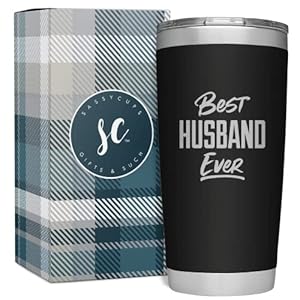 SassyCups Best Husband Ever Tumbler | Vacuum Insulated Stainless Steel Engraved Travel Mug For Husband | Hubby Birthday…