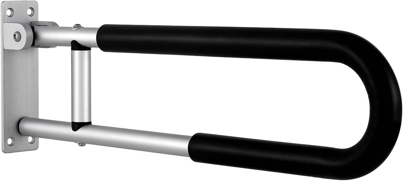 Buy Toilet Grab Bar Flip Up 304 Stainless Steel Flip Up Grab Bar for