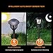 ExcMark 10 Pack Solar Lights Outdoor Decorative, Solar Pathway Lights Outdoor, Solar Powered Garden Yard Lights for Walkway Sidewalk Driveway. (Warm White 10 Pack)