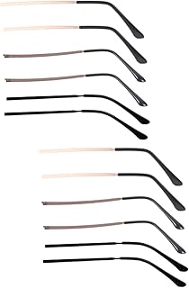 6 Pares Óculos Pernas Óculos Go-Parts Óculos De Sol Óculos De Sol Armação De Metal Armação De Óculos Braços Substituição De Óculos Templos Substituição De Óculos Óculos De Sol