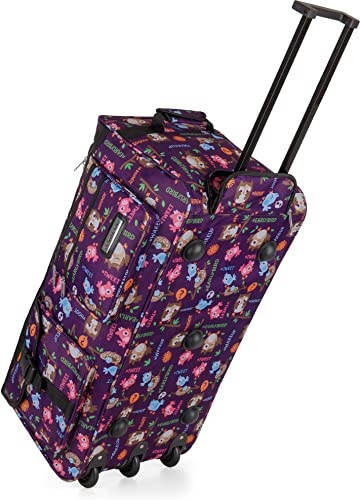 Preisvergleich Produktbild normani Jumbo Reisetasche XXL Trolly Farbe Eule
