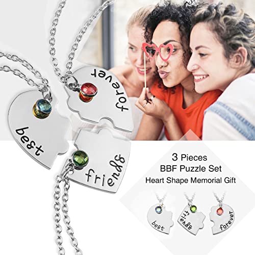 Image of Jovivi Best Friends Forever and Ever Friendship Necklaces for 3 /4pcs