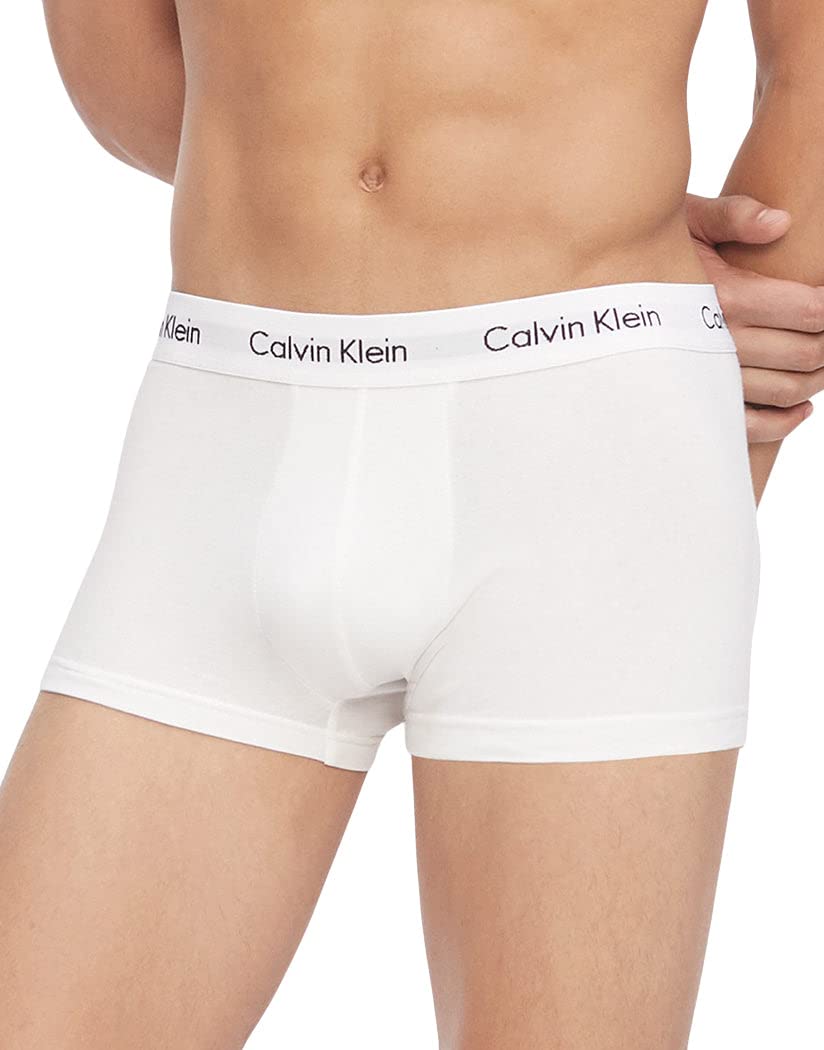 Calvin KleinMen's Cotton Stretch Multipack Low-Rise Trunks