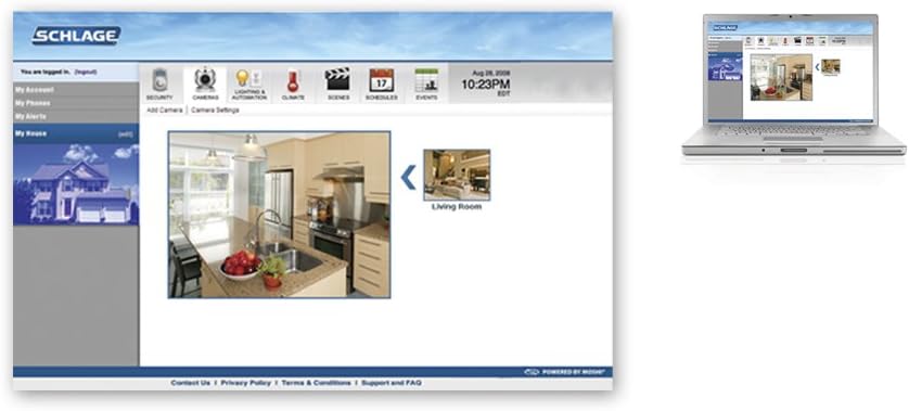Schlage WCE100 LiNK Wired Network Camera