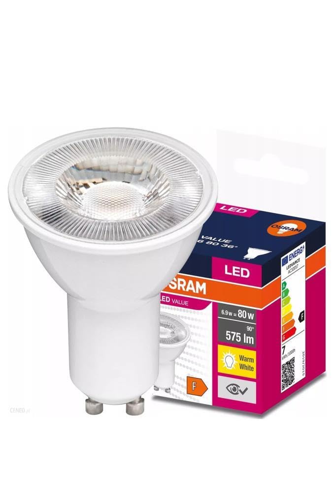 LEDVANCE LED Value GU10 6.9W (80W eq.) Warm White 36 Degrees