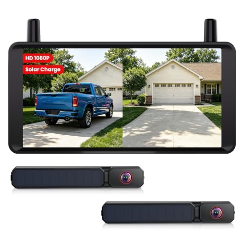 Image of AUTO-VOX 2 Solar Wireless Backup Camera: Dual Antenna for Stable Live View