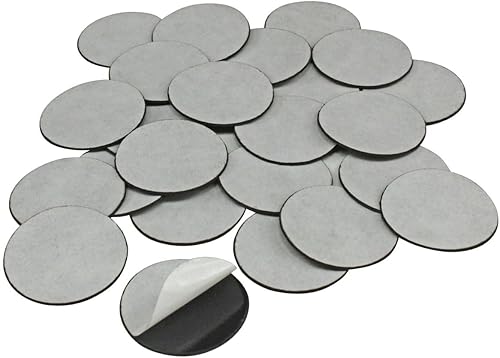 LITKO Bases circulares en miniatura de 1.122 in Paquete de 25 Parte inferior redonda Compatible con Warhammer 40K WH40K (parte inferior de base