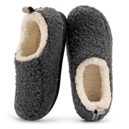 RockDove Women's Nomad Slipper with Memory Foam, Size 9.5-10.5 US Women, Dark Grey