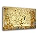 Quadro Moderno Stile KLIMT Albero della Vita RIPRODUZIONE STAMPA SU TELA Quadri Moderni Arredo Arredamento Arte Astratto Cucina Soggiorno Salone Camera da letto (50x100 centimetri, Albero della Vita)