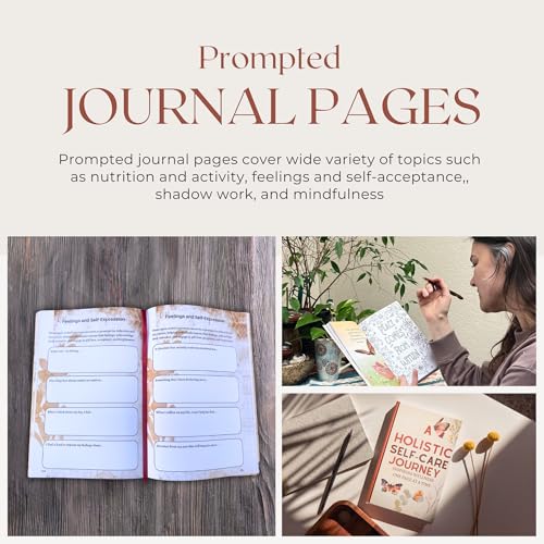 Holistic Self Care Journal for Women & Men-Inspiring Wellness One Page at a Time- 5-minute Journal- Mental Health Guided Journal-Shadow Work, Self-Love, Affirmations- Coloring Book, Daily Planner - Image 9