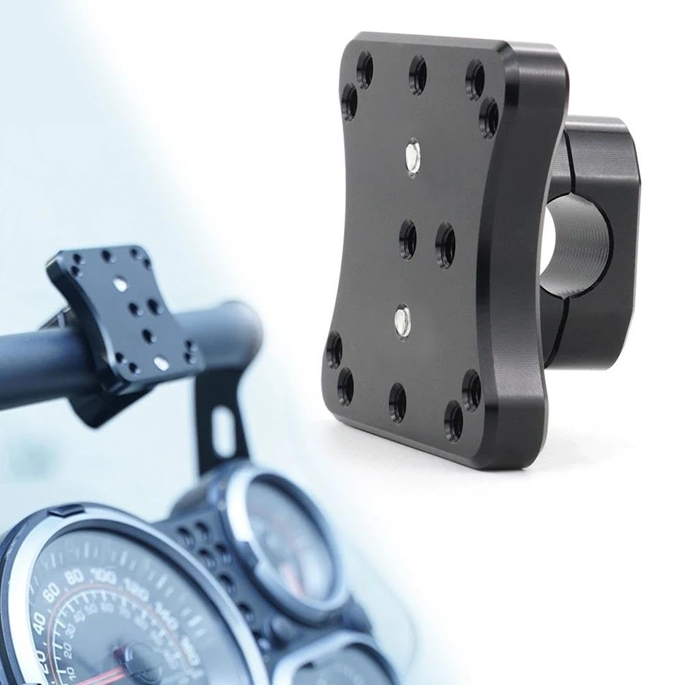 Placa Navegación GPS Móvil Soporte Abrazadera Barra 12 Mm Soporte Universal Navegación Motocicleta GPS