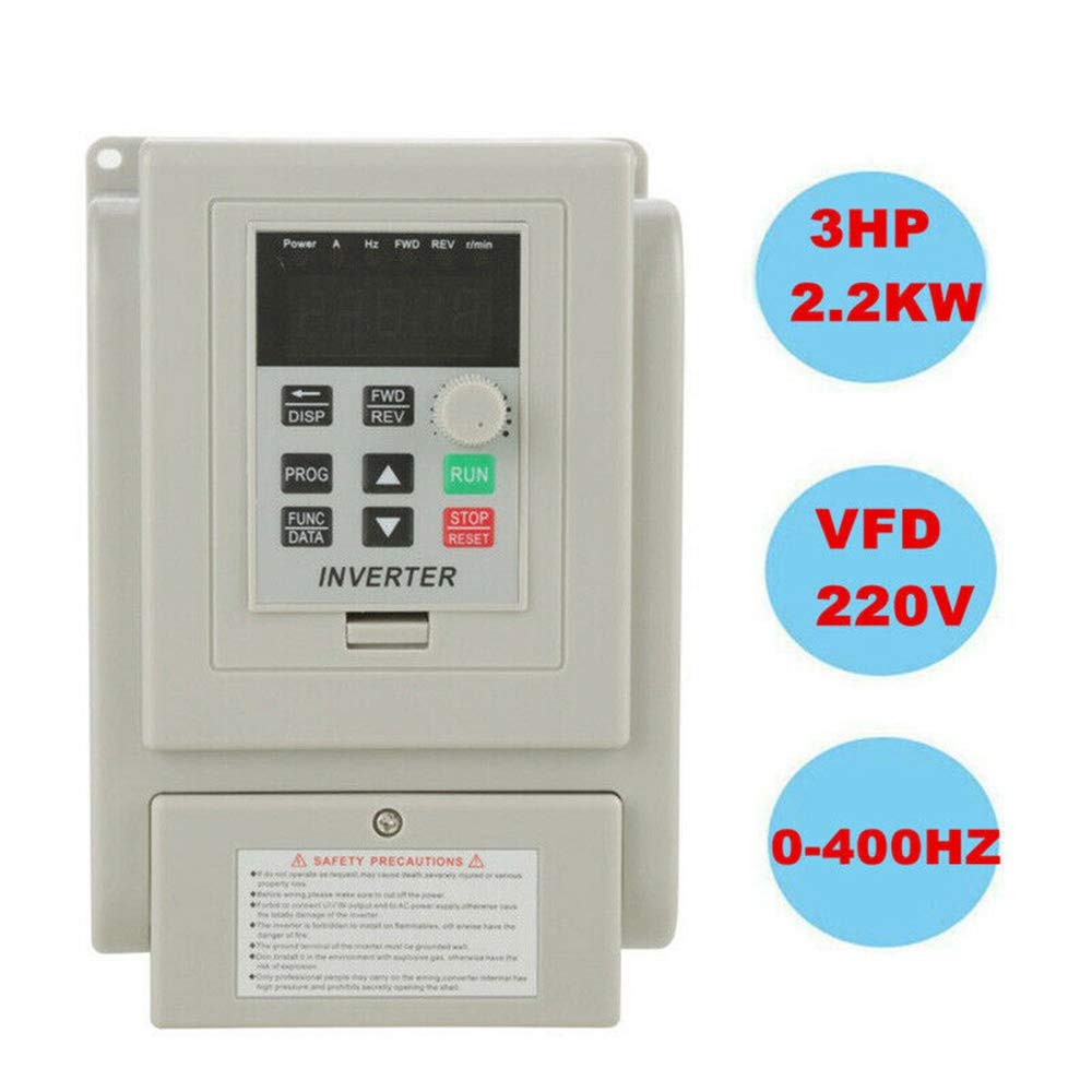 Inverter 3HP Folinn VEVOR VFD 2.2KW 10A 3HP Variable Frequency Drive ...