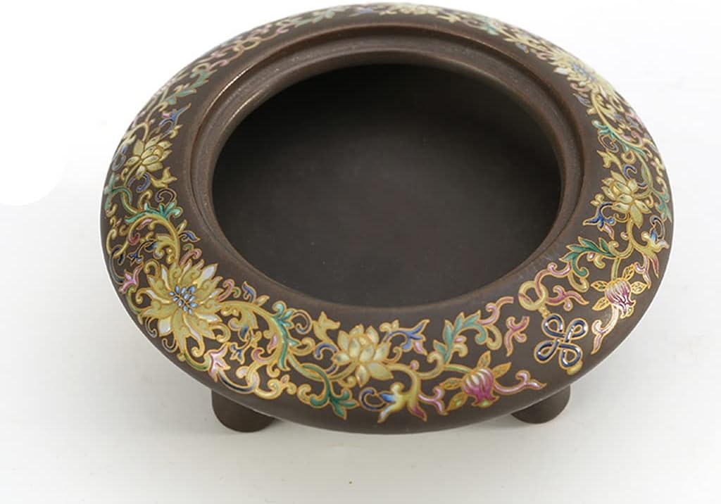 Incense Holder Incense Burner Incense Waterfall Ceramic Incense Furnace Crafts Incense Furnace Home Indoor Incense Insert Incense Lotus Ornament Sandalwood Furnace Backflow Incense Burner (Color : A