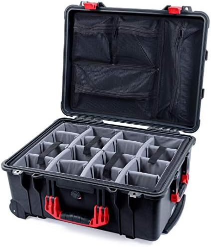 Amazon.com: Pelican Color Case Black Pelican 1560 case, with red ...