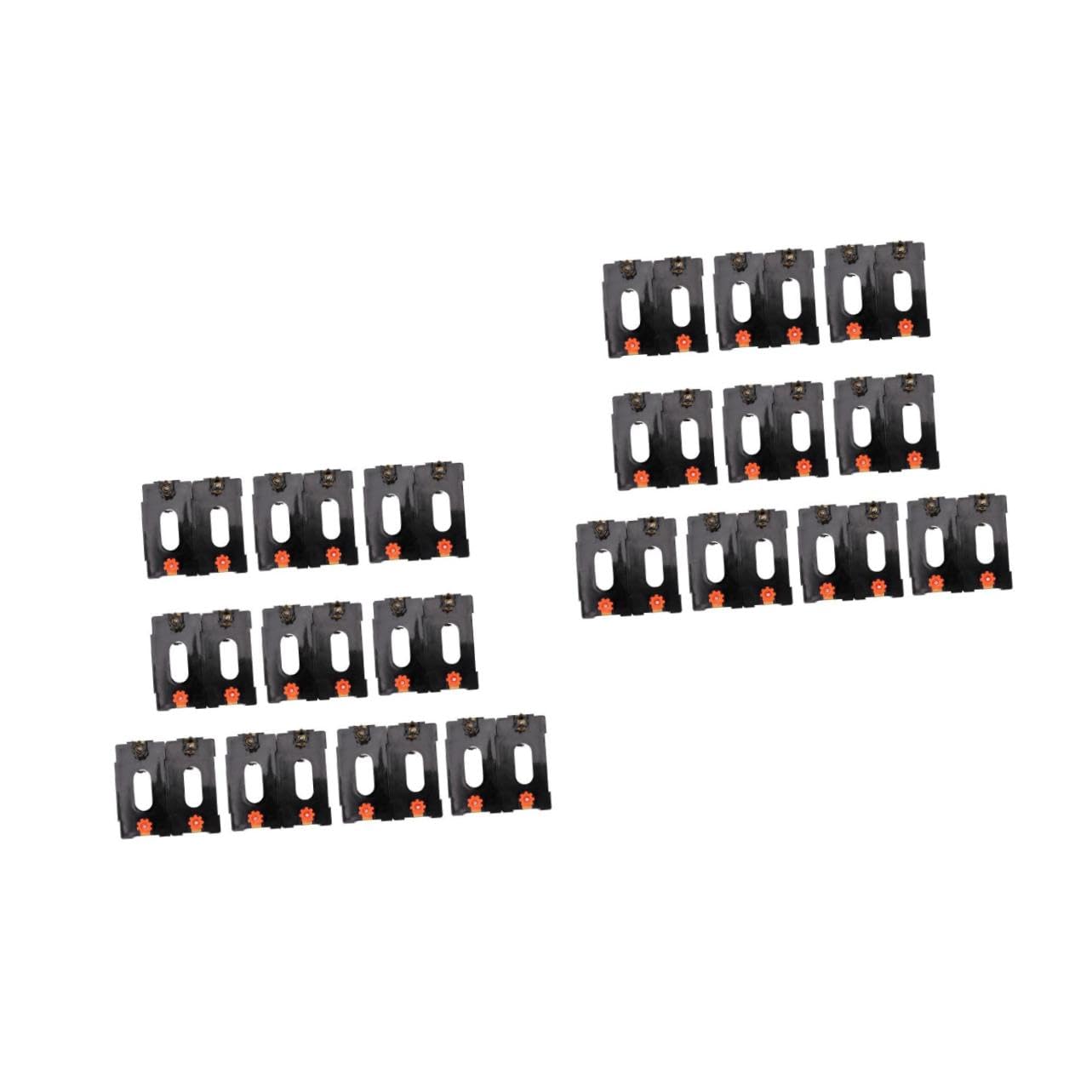 Gadpiparty 2 Set Scatola Per Batterie Elettriche Batterie Portatili Custodia Piccola Porta Batterie Porta Batterie Plastica Nera 10 pezzi*2