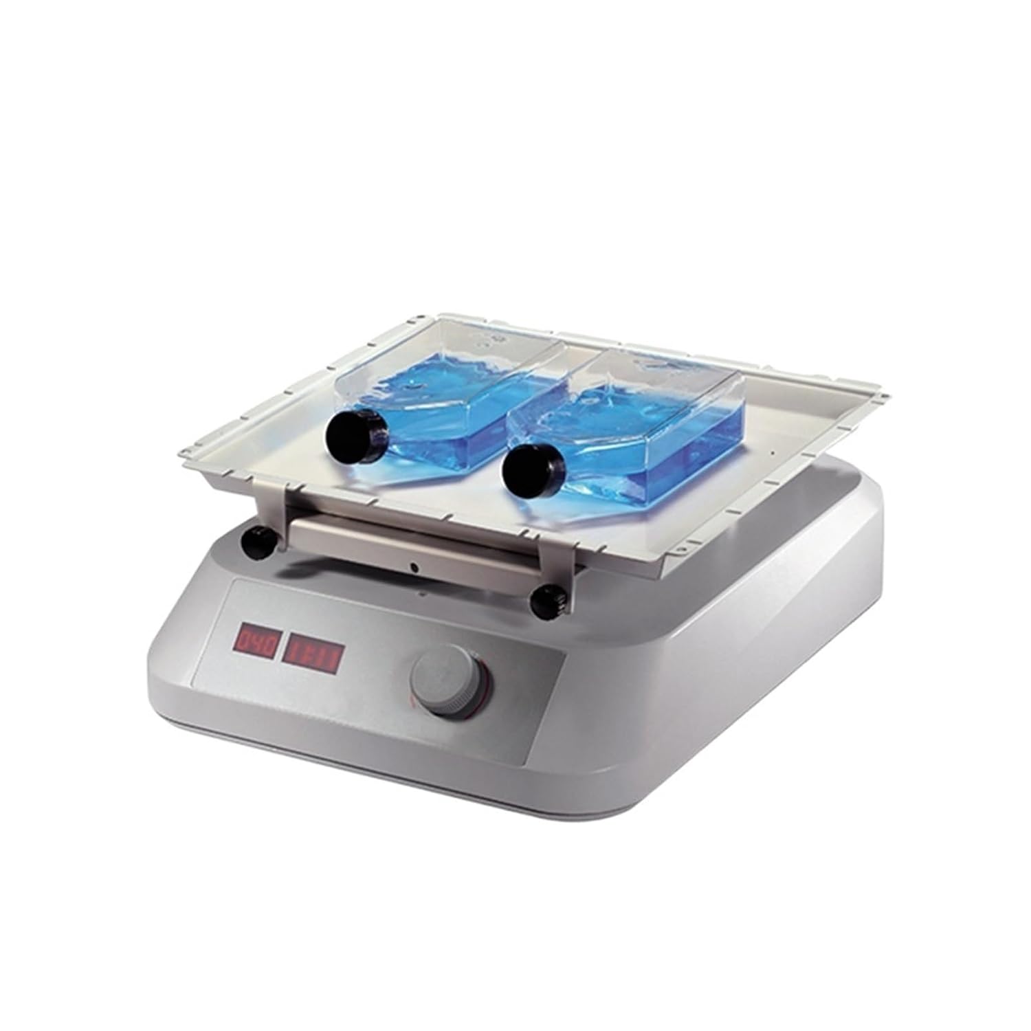Laboratory Machines, Lab Shaker LCD Digital Display Orbital Shaker Mixer for Liquid Mixing Work Plates Shock Mixing Laboratory Equipment More Efficency(SK-O180-Pro)