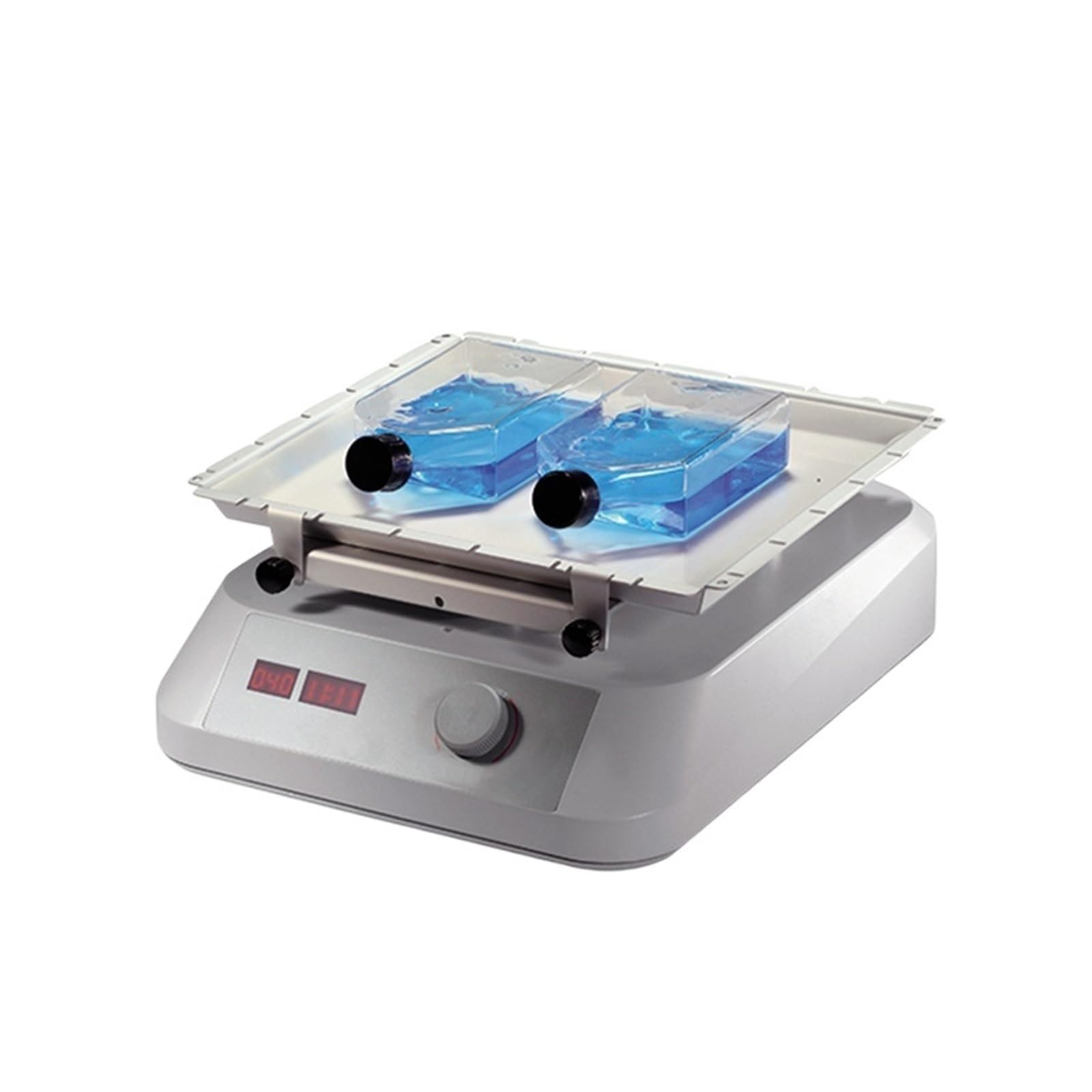 Laborschüttler LCD-Digitalanzeige Orbitalschüttlermischer For Flüssigkeitsmischarbeitsplatten Schockmischende Laborausrüstung Professionelle Laborausrüstung (Color : SK-O180-S, Size : 1 UK)