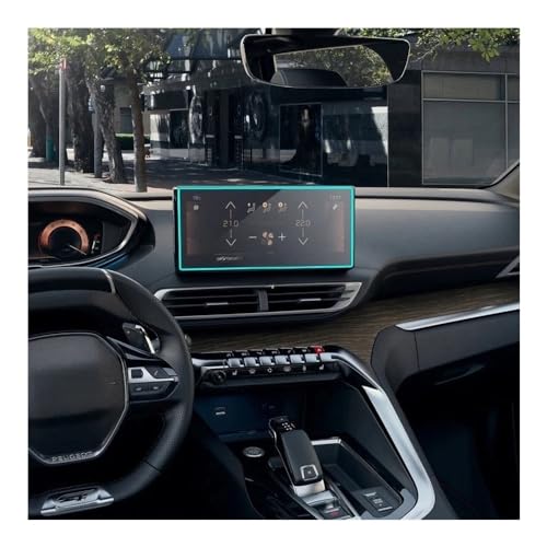 Verre trempé Peugeot 5008 (2021) : film protecteur d'écran anti-rayures pour navigation GPS