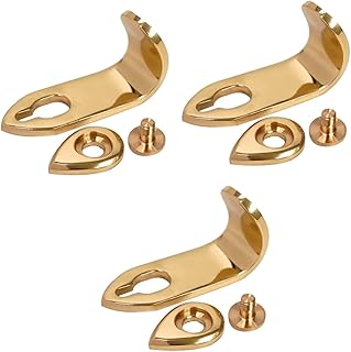VICASKY 3 Sets Saxophone Finger Rest Sax Cushion Pad Saxophone Thumb Cushion Clarinet Thumb Rest Sax Thumb Rest Replacement Soprano Sax Finger Supports Metal Pure Copper Finger Pad