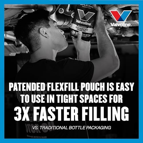 Valvoline FlexFill Advanced Full Synthetic 75W-90 Gear Oil 1 Quart Pouch - 3
