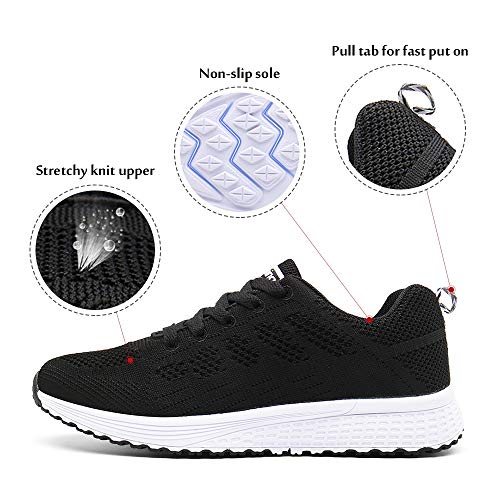Dames Dames Trainers Lace-up Fitness Sportschoenen Atletische Running Sneakers - Image 3