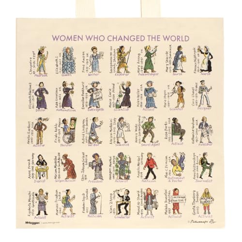 Sac fourre-tout multicolore TBPD54 Medium aux motifs Women Who Changed The World