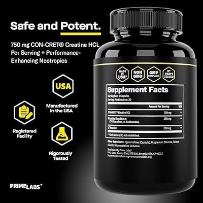 Prime Labs Prime Test + Creatine HCl Capsules