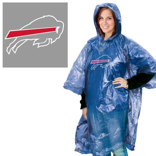 WinCraft Poncho de lluvia impermeable para puerta trasera y fiesta