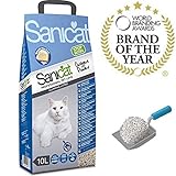 arena 10 Formato: Disponible en 10L. SANICAT Oxygen Power, Arena de Gatos Absorbente - 10L