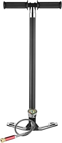 Miniatura 11 de VEVOR High Pressure Hand Pump, Airgun PCP Pump 4500PSI Stirrup Pump Air Rifle Filling Stirrup Pump (30MPA)