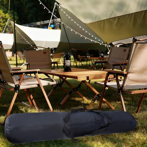 letsinstyle Schwarze Campingstuhl Ersatztasche 40 x 7 x 7 Zoll Große Faltbare Campingtaschen Mit Schultergurt 210D Oxford Stoff Stuhltaschen Für Hängematten Yogamattenstangen Zeltstangen