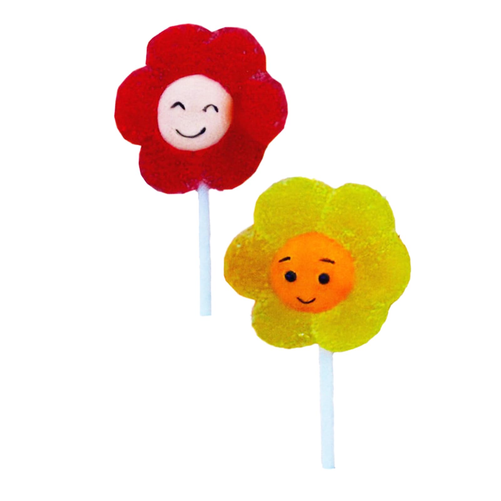 Rossini's Jelly Flowers Lecca Lecca Fiori Gusto Frutta Espositore da 24 LeccaLecca da 20 gr Ideale per Feste Compleanni Party Bambini