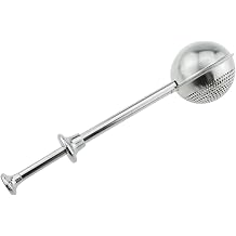 18cm Silver Stainless Steel Flour Sieve Powdered Sugar Bottle Spreader Multifunctional Kitchen Baking Tool